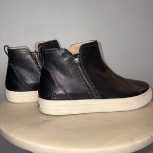 NWOT Leather booties Women's size 10 Double zipper